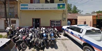 La comisaría de Villa Fiorito, en Lomas de Zamora (web)