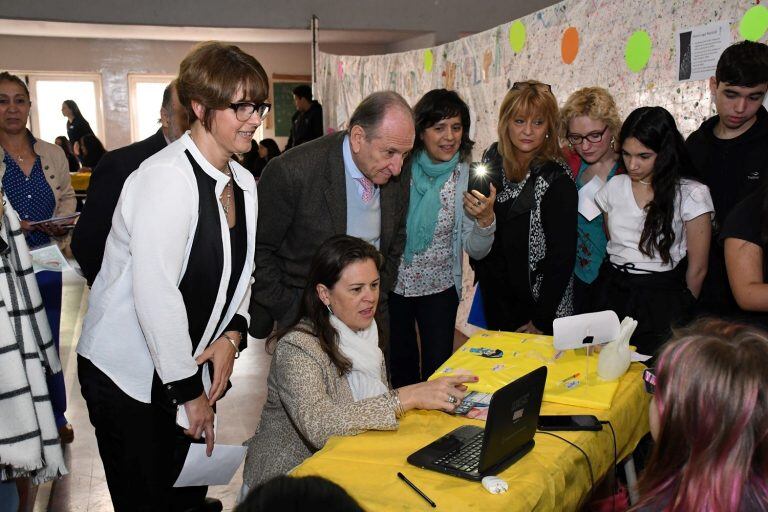 La actividad contó con la participación activa de la totalidad del alumnado y profesores (Gobierno de La Pampa)