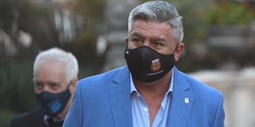 chiqui tapia y victor blanco en casa rosada foto clarin