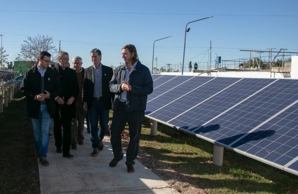 Quedó inauguró el Parque Solar público más grande de la provincia