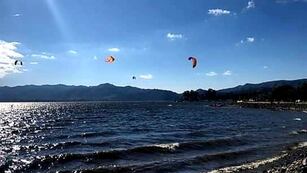 Clima en Carlos Paz\u002E (Foto: gentileza @marilugaland)\u002E