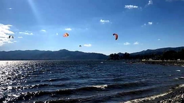 Clima en Carlos Paz\u002E (Foto: gentileza @marilugaland)\u002E