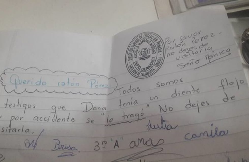 Viral: la carta al Ratón Pérez que emocionó a todo un colegio