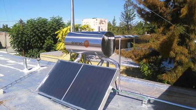 Calefones solares.