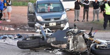 Falleció un motociclista en un choque (El Diario)