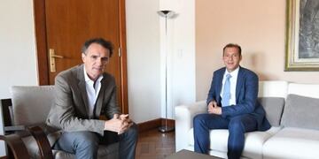 Omar Gutiérrez se reunió con los ministros De Pedro y Katopodis