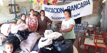 Acción solidaria de La Bancaria de Rafaela en el barrio Esperanza