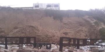 Sudestada en Pehuen Co