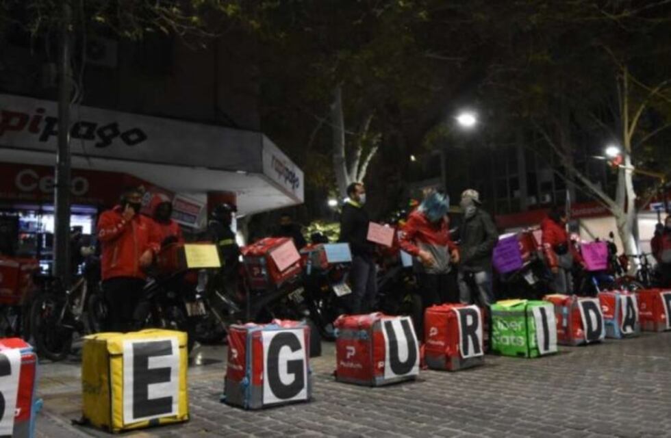 Repartidores mendocinos pidieron por más seguridad