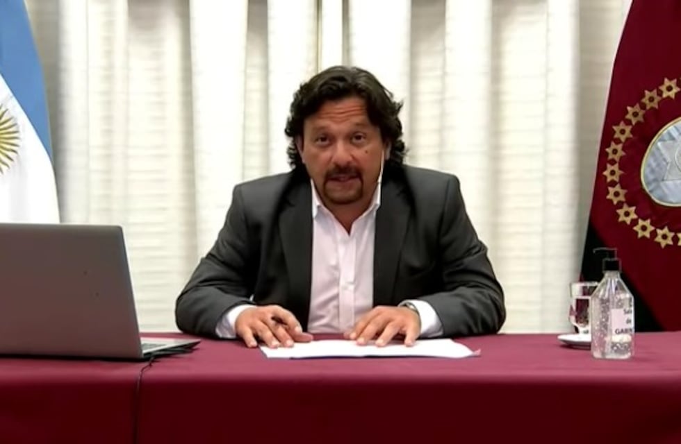 Dio negativo el hisopado al gobernador Gustavo Sáenz