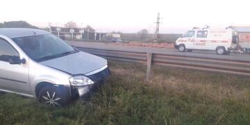 Despiste RN 12\nCrédito: Bomberos Ceibas