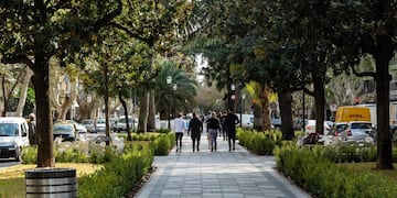 La ciudad amaneció con una sensación térmica de algo más de un grado.