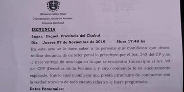 Denuncia esquel 2