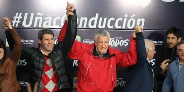 El festejo del Frente de Todos de San Juan\u002E