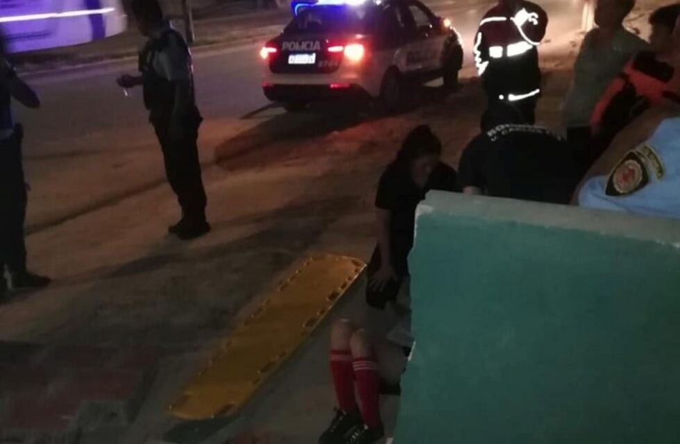 Un niño resultó lesionado tras ceder una pared en plena calle en Carlos Paz