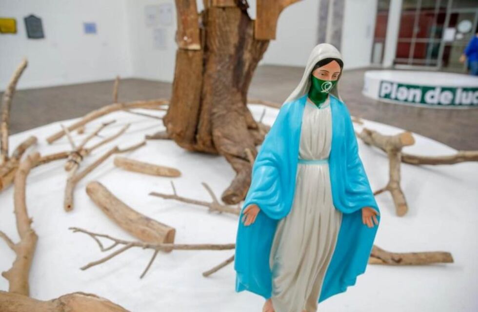 La "virgen abortera" que desató el enojo de la iglesia