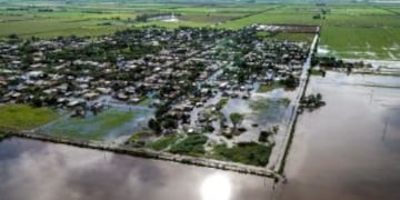 El departamento Castellanos fue uno de los mu00e1s castigados por las lluvias recientes.