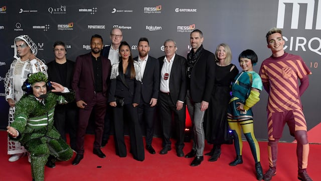 Leo y Antonela Roccuzzo vieron el estreno mundial en 2019.