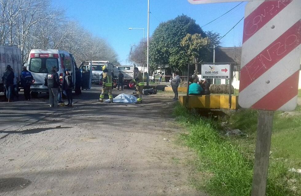 Se encuentra estable el acompañante del motociclista fallecido en el accidente de la ruta 33