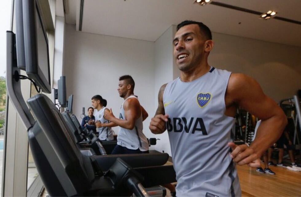 Tevez ya está con el plantel de Boca: "Nunca me fui"