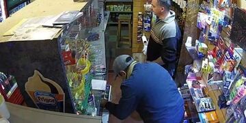 Robo a mano armada en Río Ceballos (Fotos: Diario Sierras)