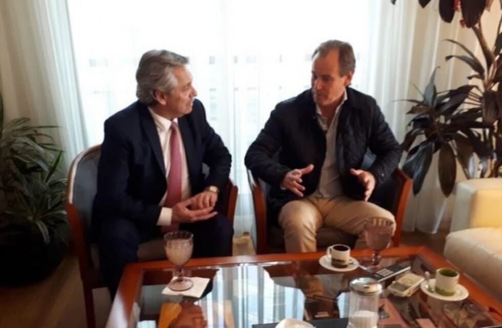 Bordet se reunió con Alberto Fernández en Buenos Aires