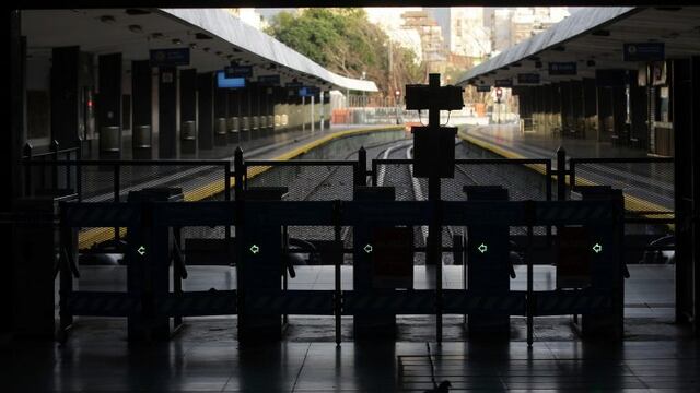 Paro de trenes (Foto: DYN/Alberto Raggio)