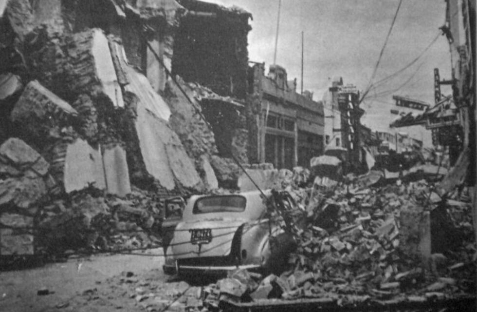 Así quedó San Juan tras el terremoto hace 74 años