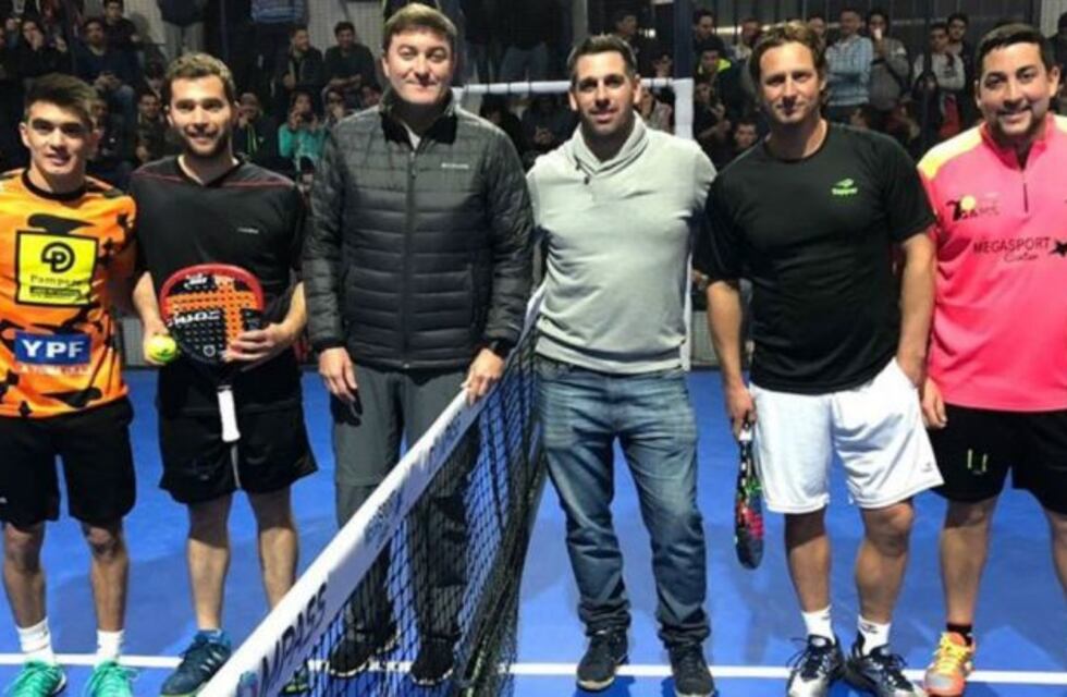 David Nalbandian volvió a jugar (pero al pádel)