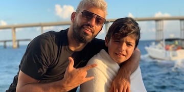 El Kun y Benjamín Agüero (Instagram)