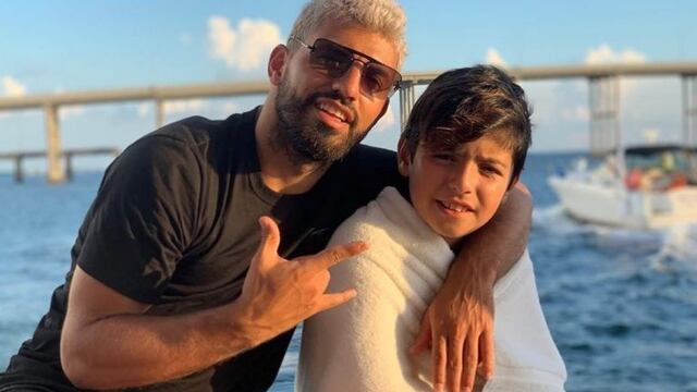 El Kun y Benjamín Agüero (Instagram)