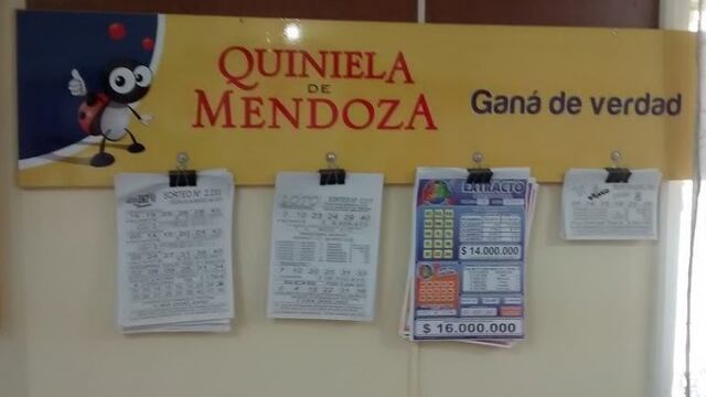Quiniela de Mendoza, cerraron a 73 subagencias\u002E