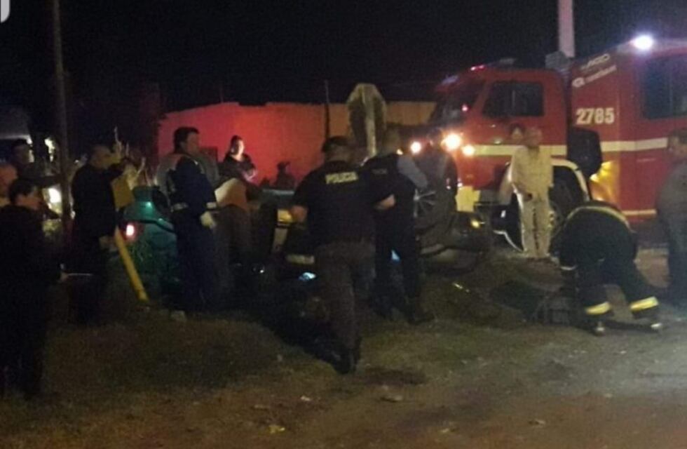 Murió una mujer de 84 años en un violento accidente