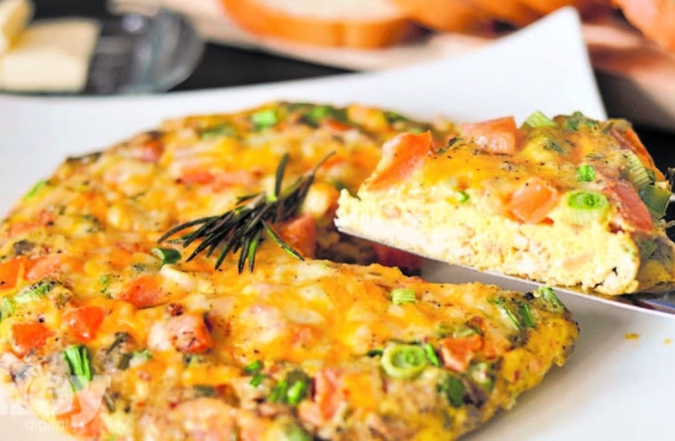 Ni de papa ni espinaca: cómo hacer una tortilla de verduras liviana, fácil y con pocos ingredientes