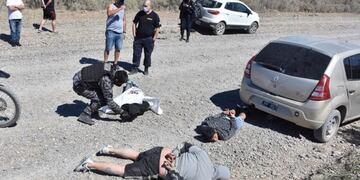 Los atraparon cuando salían de robar en una Panadería