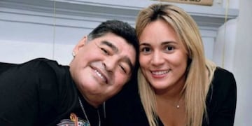 Diego Maradona y Rocío Oliva\u002E (Foto: Web)