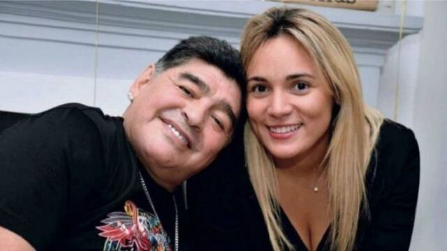 Diego Maradona y Rocío Oliva.