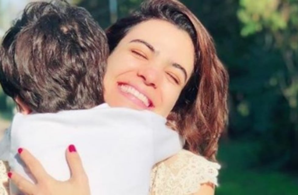 Agustina Cherri mostró la cara de su hijo por primera vez después de 8 años