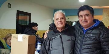 Carlos Córdoba y Jorge Portel en las eleccionesde de CTA-A