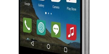 El nuevo celular de Philips, fabricado en Argentina.