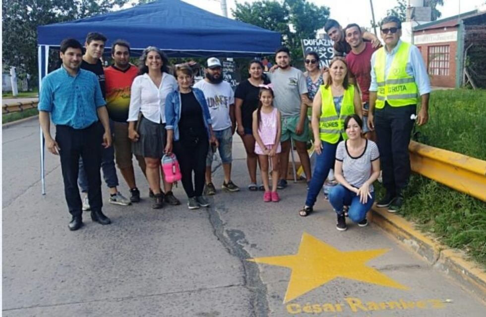 Otra estrella amarilla recuerda a una víctima de los siniestros viales