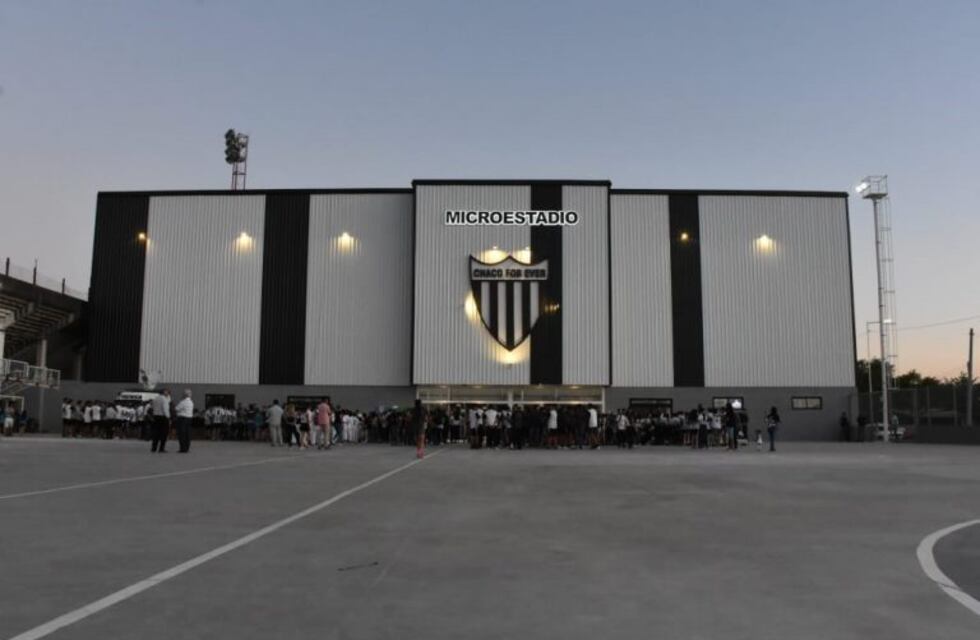 Chaco For Ever inauguró la primera parte de su microestadio