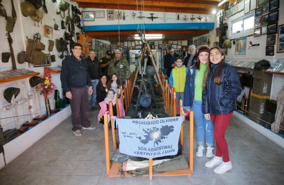 Veteranos de Malvinas armaron un museo y cuentan su historia en primera persona
