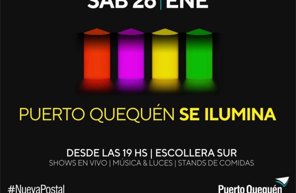 Puerto Quequén se ilumina