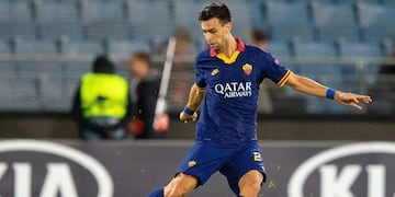 Graz (Austria), 03/10/2019\u002E- Javier Pastore of AS Roma in action during the UEFA Europa League group J soccer match between Wolfsberg AC and AS Roma in Graz, Austria, 03 October 2019\u002E EFE/EPA/EXPA/DOMINIK ANGERER