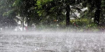 Lluvia en Carlos Paz