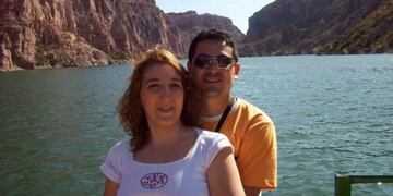 Alejandra Polizzi y su marido Gustavo Flores