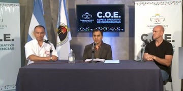 Autoridades del COE Jujuy