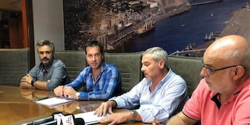 Autoridades del Puerto Quequén