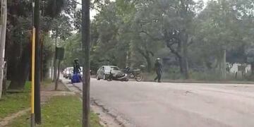 A los tiros en San Lorenzo\u002E (Captura de Video)